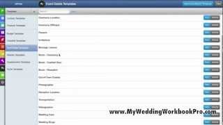 Reusable Templates - My Wedding Workbook Pro