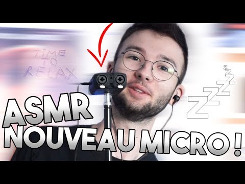 ASMR Français • Mon Nouveau Micro Est Arrivé ! (Tapping, Inaudible, Bruits De Bouche, Binaural...)