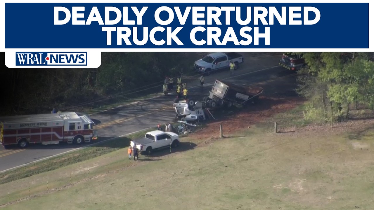 Person killed in Johnston County crash after truck overturns, troopers ...
