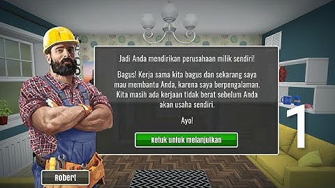 HOUSE FLIPPER MOBILE - Gameplay Walkthrough Part 1 - Tutorial  ( ANDROID )