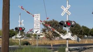 Amtrak Cdtx 2006 San Joaquin Southbound, Elder Creek Road Crossing, 84Mph, Sacramento Ca