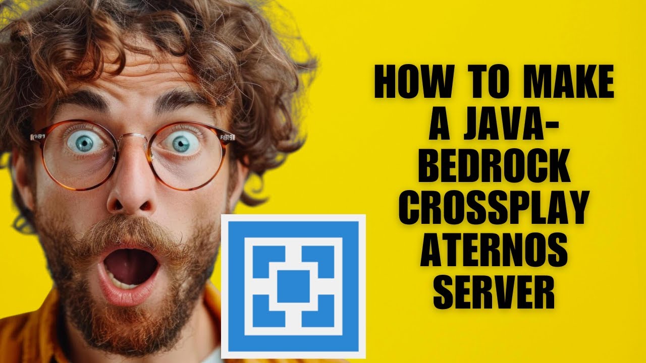 How To Make A Java-Bedrock Crossplay AternOS Server (Server ...