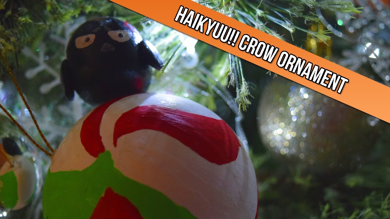 Anime Decorations DIY: Haikyuu! Crow Ornament - YouTube