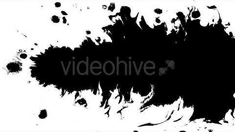 Several Ink Drops From Right To Left on Wet Paper 01 | Motion Graphics - Envato elements