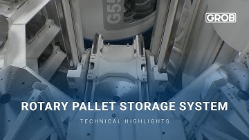 GROB Rotary pallet storage system | GROB-Palettenrundspeichersystem