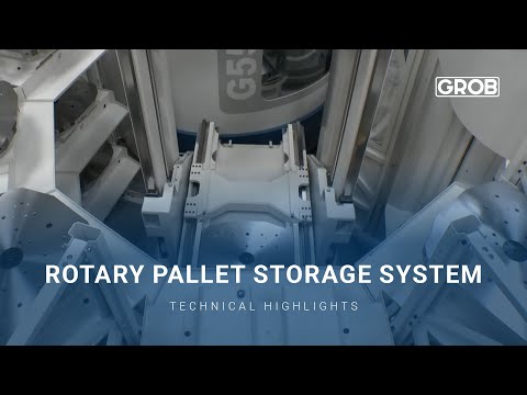 GROB Rotary pallet storage system