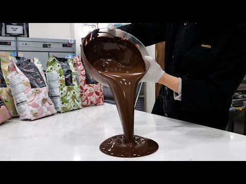 한국의 몇없는 초콜릿 장인들! 수제로 만드는 놀라운 초콜릿 제조과정 3편 korea&#39;s best chocolate making artisans - korean street food