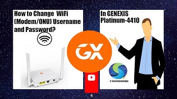 Change  WiFi Password | GENEXIS Platinum-4410