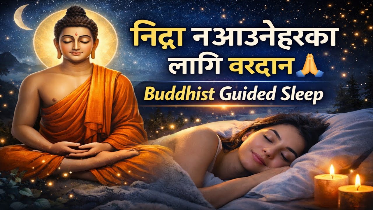 निद्रा नआउनेहरूका लागि वरदान 🙏 | Buddhist Guided Sleep l