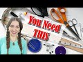 Sewing Supplies You REALLY Need ✂️ Sewing Basics #5