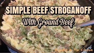 SIMPLE BEEF STROGANOFF - Ground Beef Recipe screenshot 5