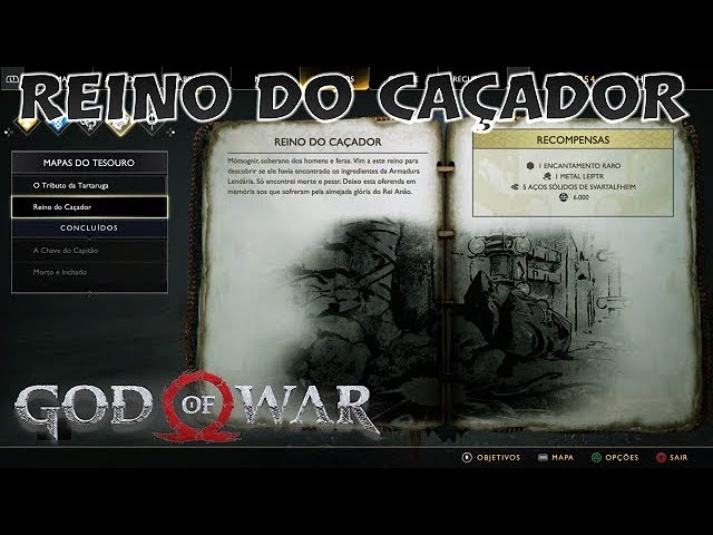 Tesouro O Historiador localização God of War 2018 