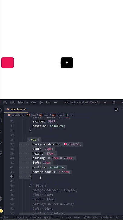 How to make button like tiktok using html & css #html #css #htmlcss #coding #programming