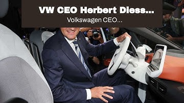 VW CEO Herbert Diess Reckons Tesla