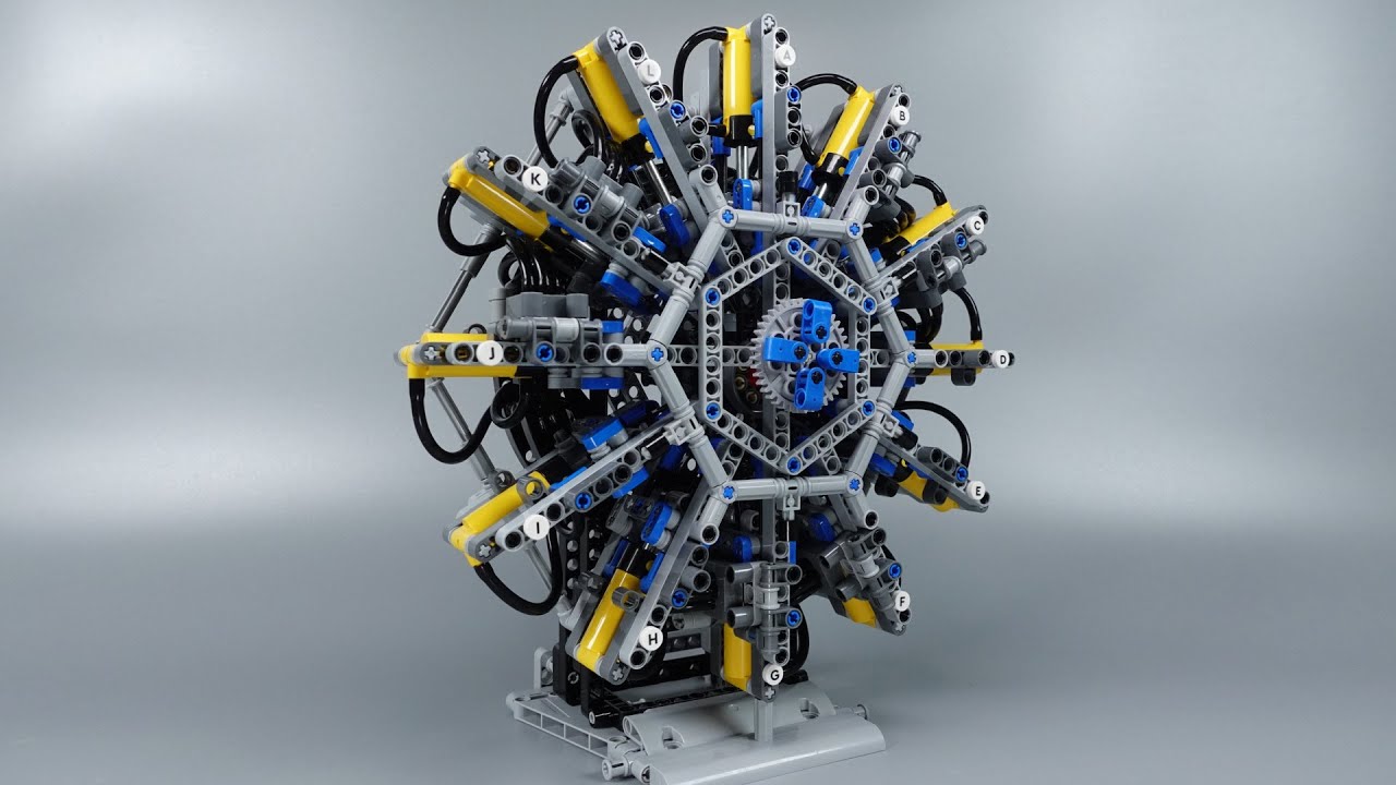 ⁣Running Lego Engines with Air