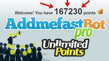 Addmefast Bot 2015 100% WORK !! 2000 POINTS/h FREE DOWNLOAD