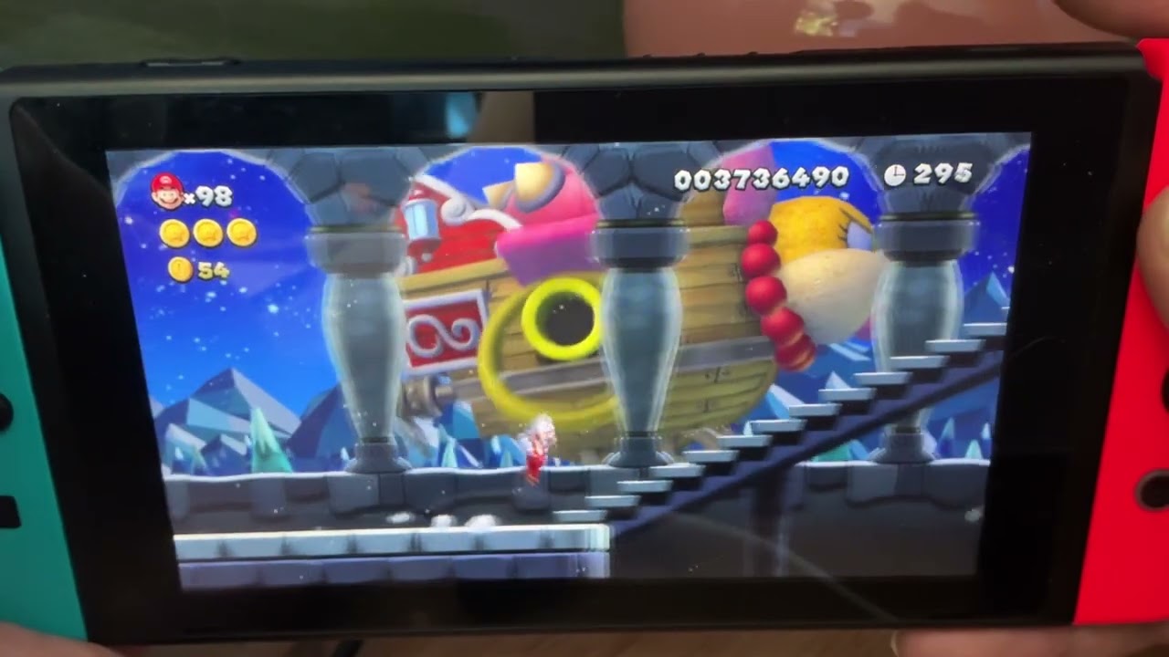 New Super Mario Bros. U: Frosted Glacier-Castle (w/ Star Coins)