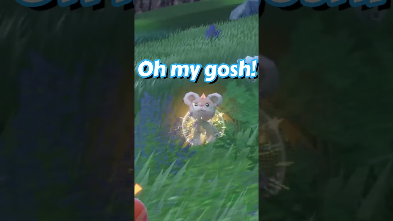 Unbelievable Pokémon Shiny Reaction: A Rare Random Find (1/4096)