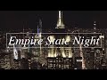Empire State Building Night 4k Drone Flight