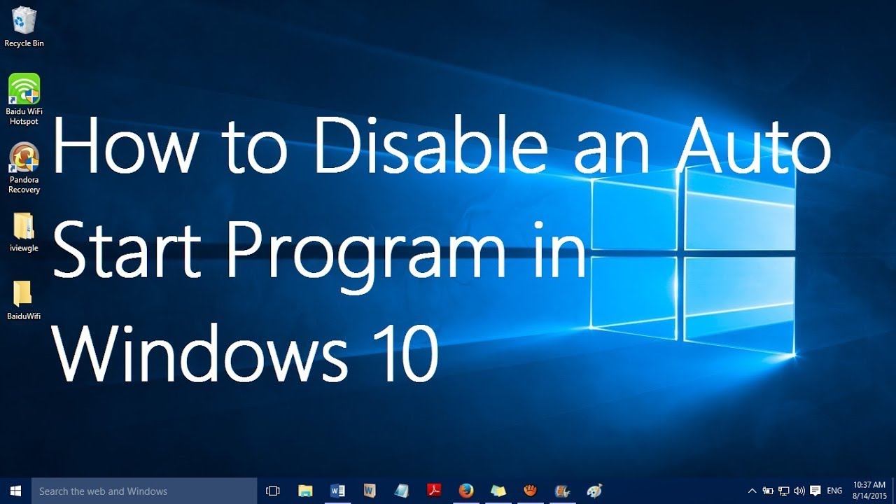 windows 10 autostart app