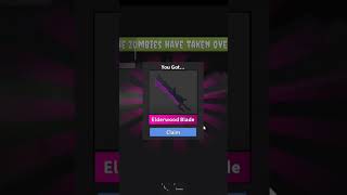 I UNBOXED ELDERWOOD BLADE IN MM2... #2 #mm2 #roblox