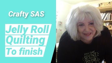 Beginning to finish Sun Bonnet Sue using super easy jelly roll to do t!