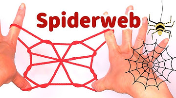 【あやとり】くもの巣の作り方　　世界一簡単　String Figure/Cat