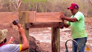 Grande Projeto de Madeira na Roça com Técnica e Dicas - Large Wood Project in the Countryside