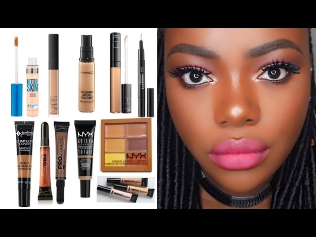 Best Drugstore + End Concealer For Dark Skin / Top Concealer - YouTube