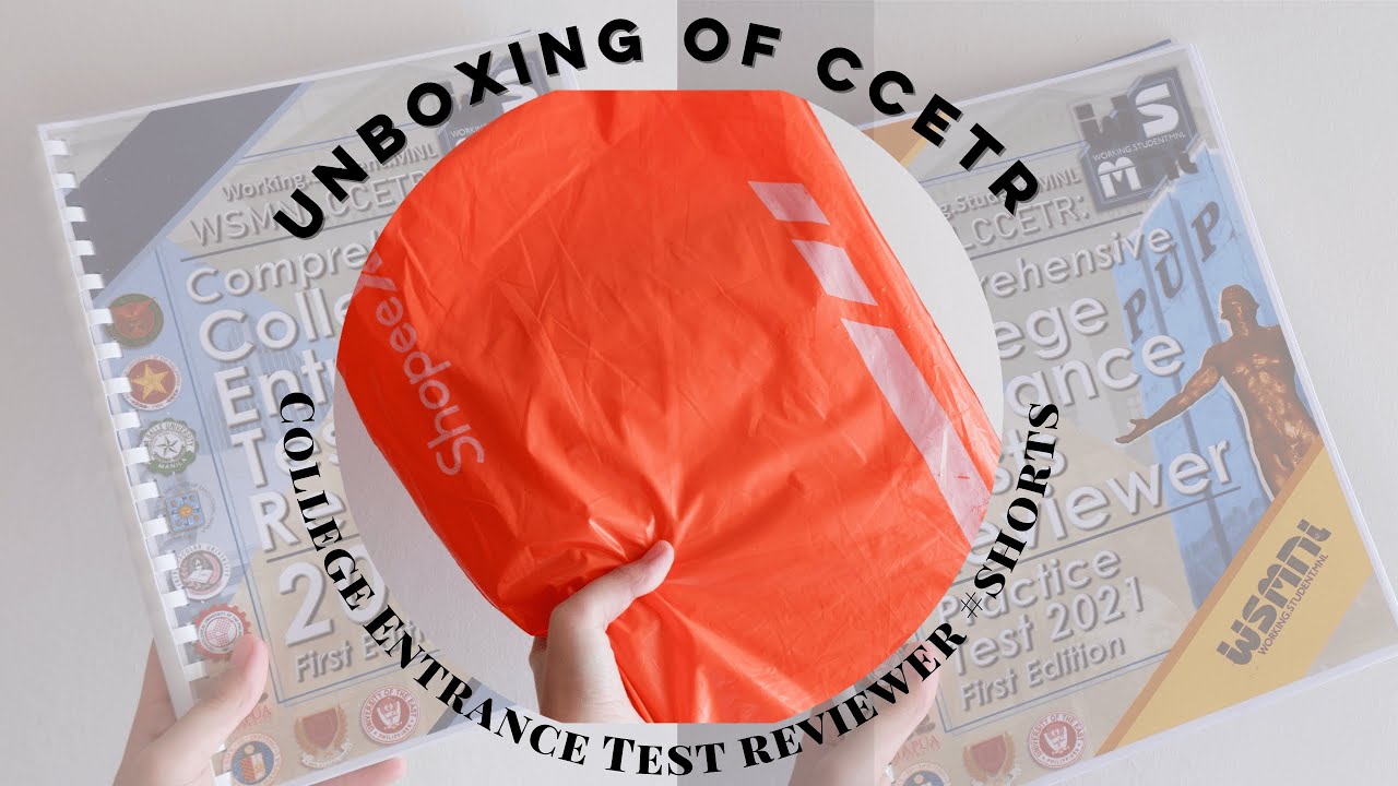 Unboxing of CCETR (review coming soon) College Entrance Test reviewer #shorts