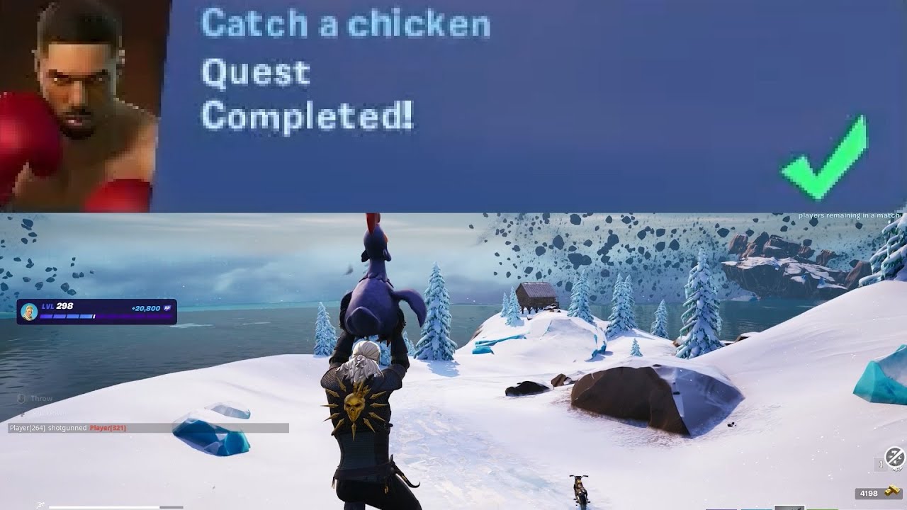 Catch a chicken location Fortnite