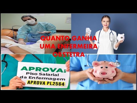 quanto ganha uma enfermeira obstetra