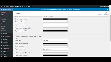 Request a Call back for WooCommerce