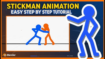 How To Make STICK FIGURE Animations In Blender 4.5 Grease Pencil