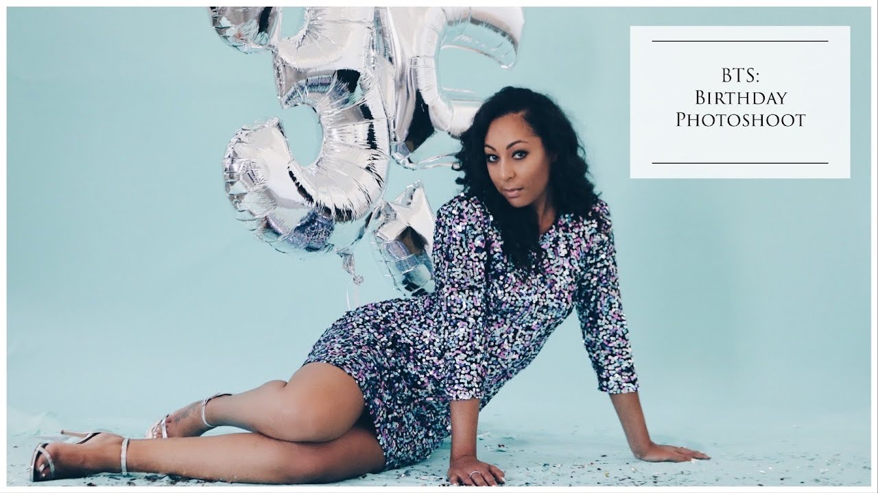 BEHIND THE SCENES OF MY BIRTHDAY PHOTOSHOOT USING CONFETTI I STACIA KARCHER YouTube