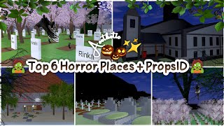 Top 6 Horror Places Propsid Aesthetic Sakura School Simulator
