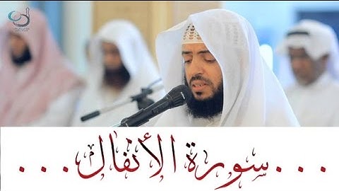سورة الأنفال كاملة تلاوة عذبة ... القارئ وديع اليمني