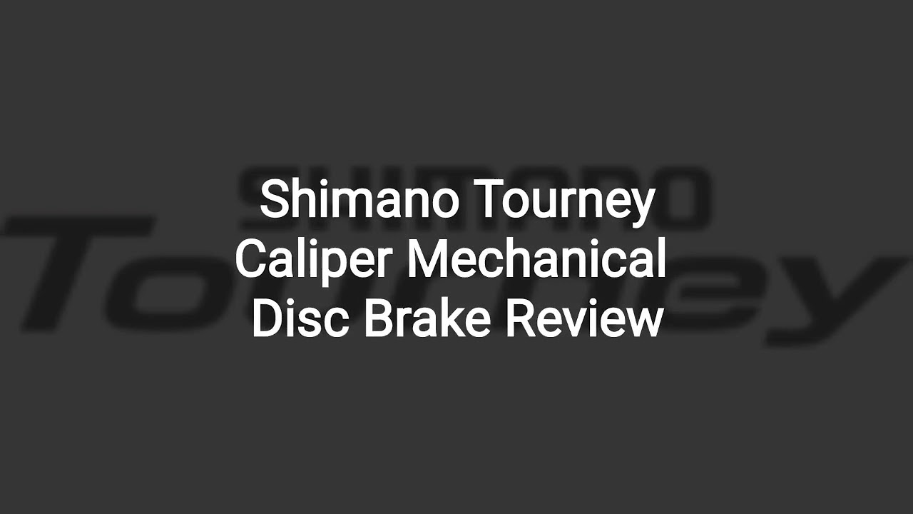 Tourney TX Caliper Mechanical Disc Brake YouTube