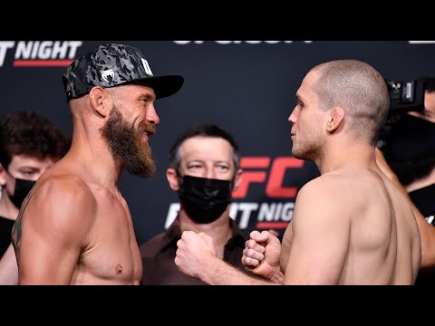 UFC Vegas 26: Weigh-in Faceoffs