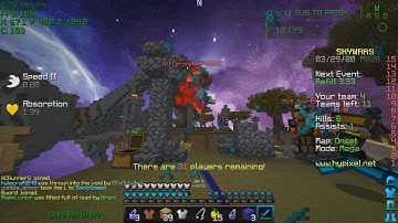 [Mega Skywars #7] 18 Kill Clutch with Sharp 5!