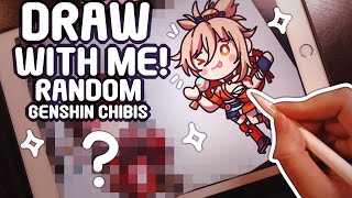 Draw With Me! Random Genshin Chibis!