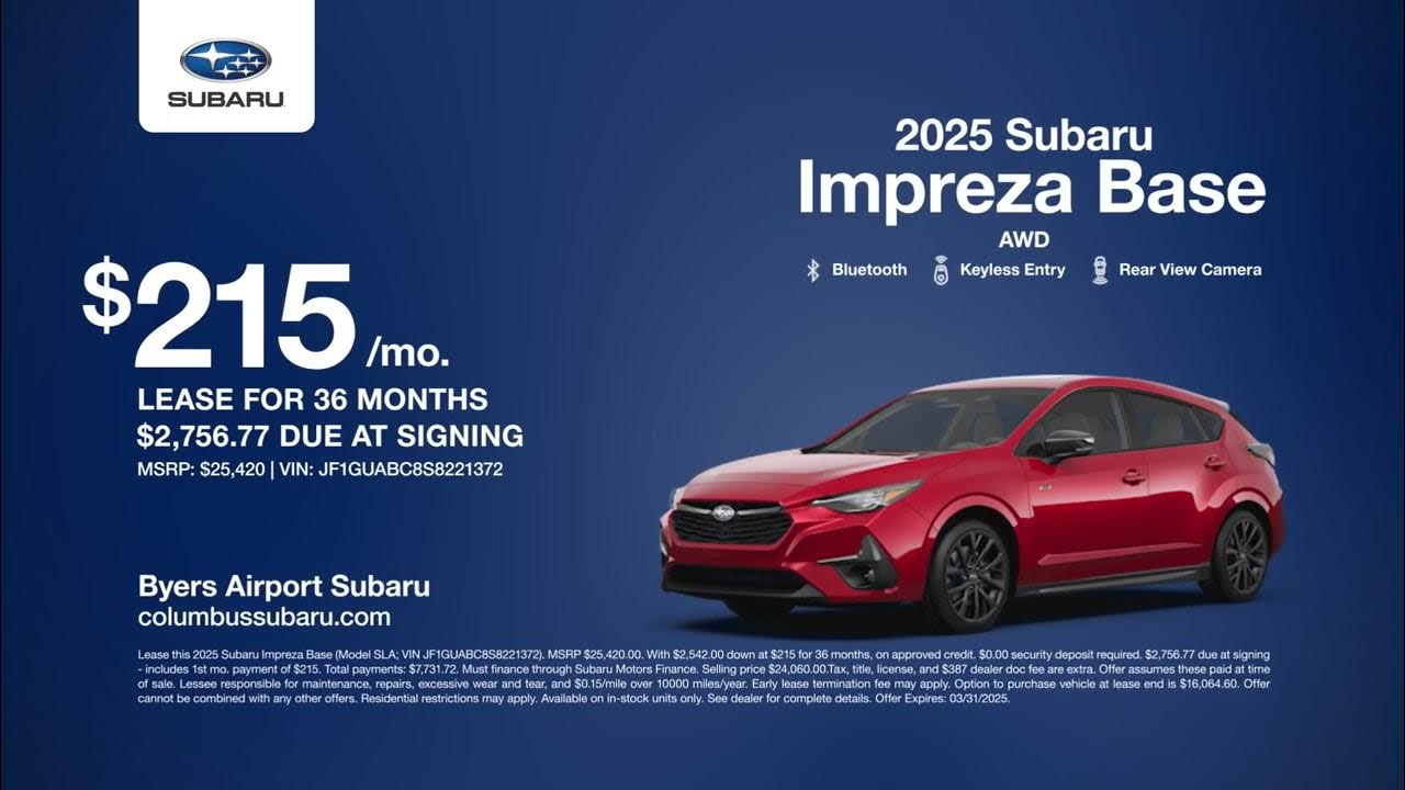 InMarket Subaru 03/15/2025 5083656 YouTube