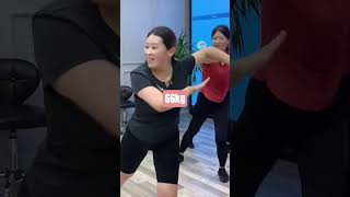 Coach's three-step weight loss story|68kg→55kg→46kg dramatic change #Shorts #wanyomori #workout