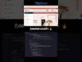 Beautiful Bookstore Website Design | HTML CSS JS 🔥 #coding #shorts