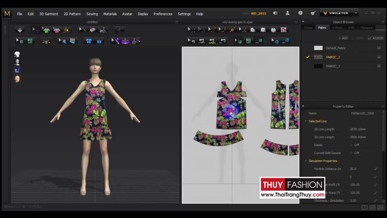 Là một nhà thiết kế thời trang, việc thay đổi mẫu vải trên phần mềm thiết kế thời trang 3D trở nên dễ dàng hơn bao giờ hết. Hãy khám phá video hướng dẫn trên Youtube về cách thay mẫu vải trên phần mềm này, bạn sẽ nhanh chóng làm chủ được các kỹ năng và tạo ra những sản phẩm đẹp mắt.