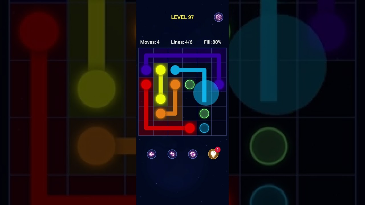 Max Level Pro Light Connect Puzzle Gameplay  (iOS - Android) Shorts # 147