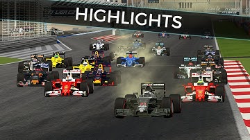 rFactor F1 2016: Bahrain GP - Sakhir Highlights