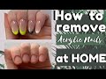 how to REMOVE ACRYLIC NAILS at home || QUARANTINE EDITION