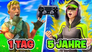 5 JAHRE FORTNITE ENTWICKLUNG auf CONTROLLER! 🎮