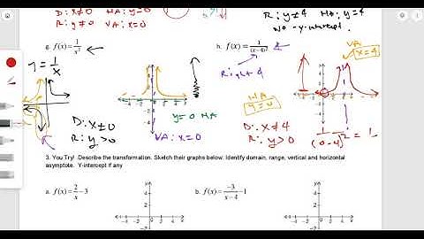 6.2 graphs of rational functions notes 2
